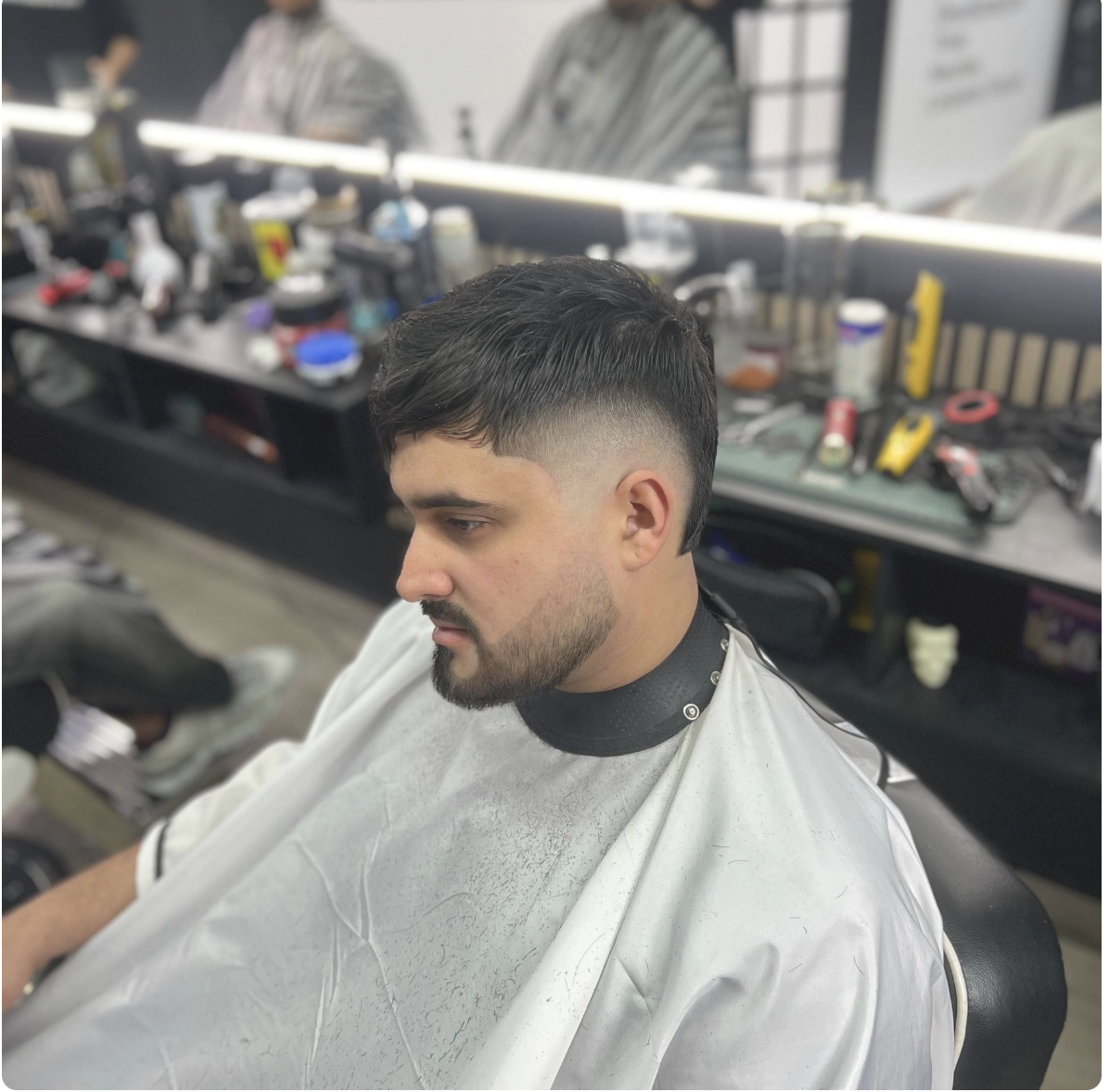 Low Fade en mullet en The Barber Kingdom